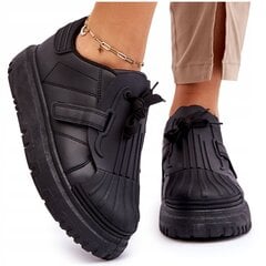 Женская спортивная обувь черного цвета Follow The Stars 6401-21 BLACK цена и информация | Спортивная обувь, кроссовки для женщин | pigu.lt