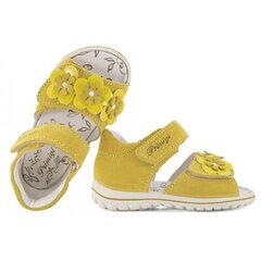 Босоножки для девочек Primigi, желтые цена и информация | Детские сандали | pigu.lt