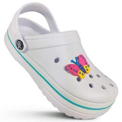 Розовые кроссовки Kimbro 32 8842C WHITE 32 цена и информация | Детские резиновые сабо | pigu.lt