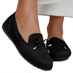 Женские замшевые туфли Lari черные 37 888-506 BLACK 37 цена и информация | Женские туфли | pigu.lt