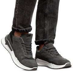Мужская спортивная обувь серого цвета Le Scarpe A8072-4 GREY цена и информация | Кроссовки для мужчин | pigu.lt