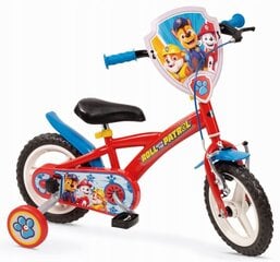 Vaikiškas dviratis Toimsa Psi Patrol 12", raudonas kaina ir informacija | Balansiniai dviratukai | pigu.lt