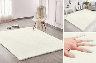 Kilimas šilkinis Rabbit White Ecru 100x150 цена и информация | Ковры | pigu.lt