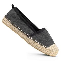 Espadrilės moterims Mango 23095579BLACK, juodos kaina ir informacija | Bateliai moterims | pigu.lt