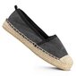 Espadrilės moterims Mango 23095579BLACK, juodos kaina ir informacija | Bateliai moterims  | pigu.lt