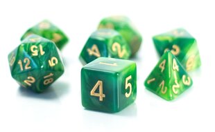 Набор кубиков для ролевой игры "Темная Дриада" из 7 нефритовых кубиков Dice RPG цена и информация | Настольные игры, головоломки | pigu.lt