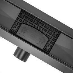 Rea Neox Black 60 linem kaina ir informacija | Dušo latakai | pigu.lt