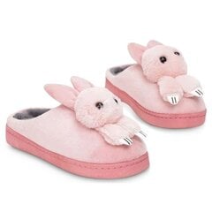 Женские тапочки Lapiti с кроликом розовые KP08-12 D PINK цена и информация | Детские тапочки, домашняя обувь | pigu.lt