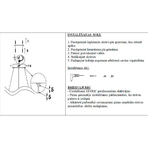 Visional pakabinamas šviestuvas Nuovo kaina ir informacija | Pakabinami šviestuvai | pigu.lt