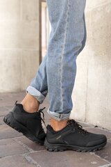 Черные/камельные туфли 42 AM06-1  BLACK/CAM 42 цена и информация | Мужские ботинки | pigu.lt
