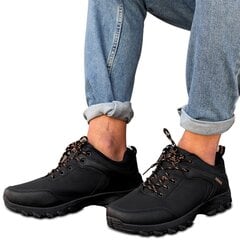 Черные/камельные туфли 42 AM06-1  BLACK/CAM 42 цена и информация | Мужские ботинки | pigu.lt