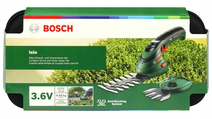 Akumuliatorinės žolės/gyvatvorių žirklės Bosch цена и информация | Gyvatvorių, žolės žirklės | pigu.lt