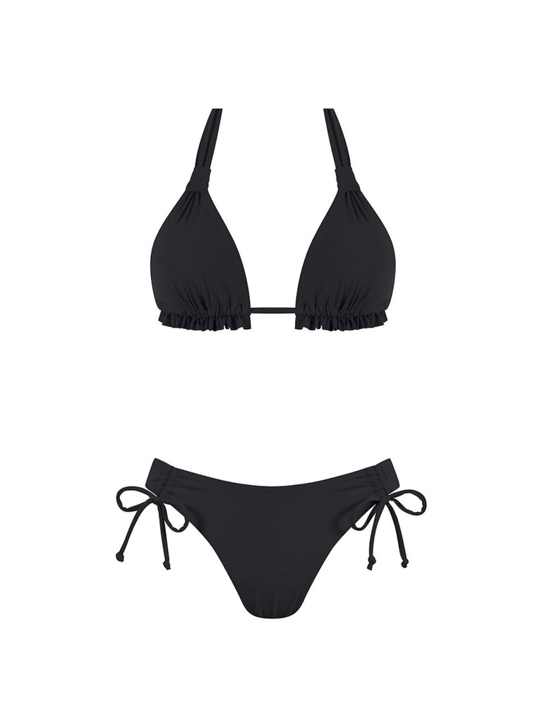 Bikini maudymosi kostiumėlis Black Land K0184-HB6B_XXL|Y9059-881B, juodas kaina ir informacija | Maudymosi kostiumėliai | pigu.lt