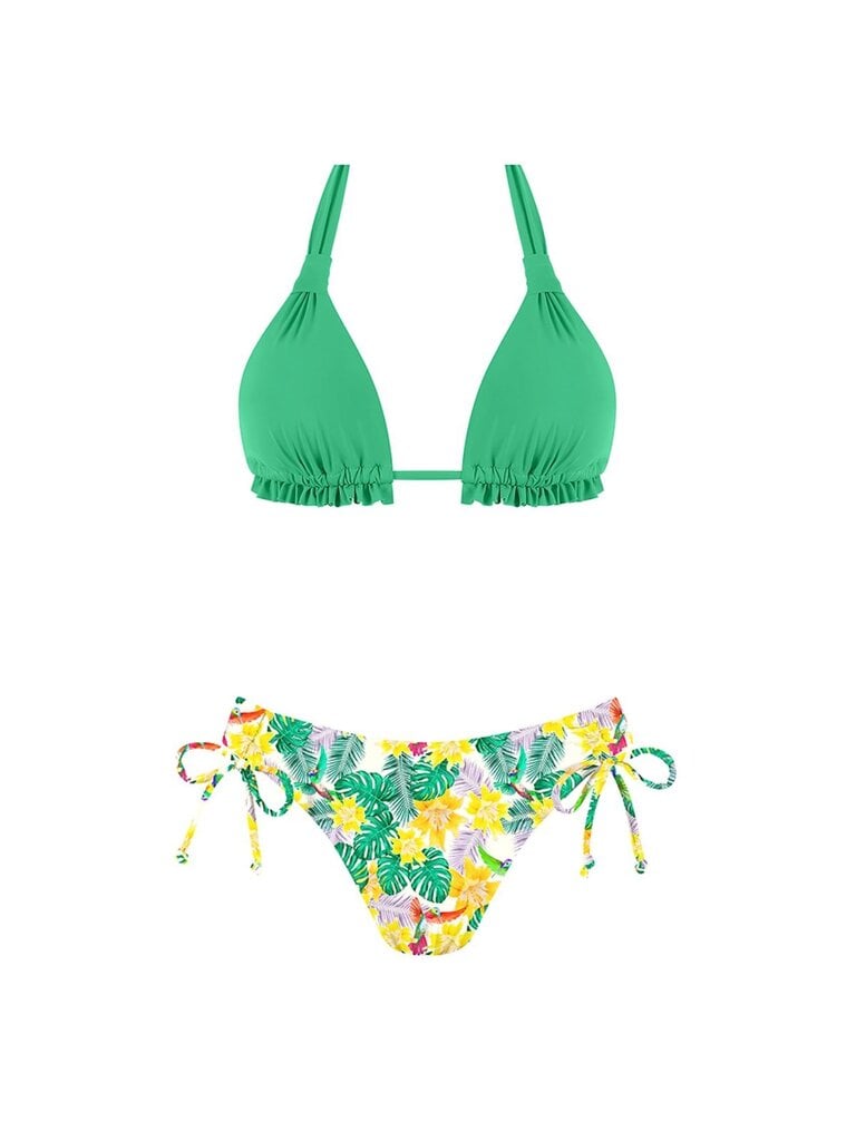 Bikini maudymosi kostiumėlis GREEN LAND K0184-HB8B_XL|Y9059-HB8B_XXL kaina ir informacija | Maudymosi kostiumėliai | pigu.lt