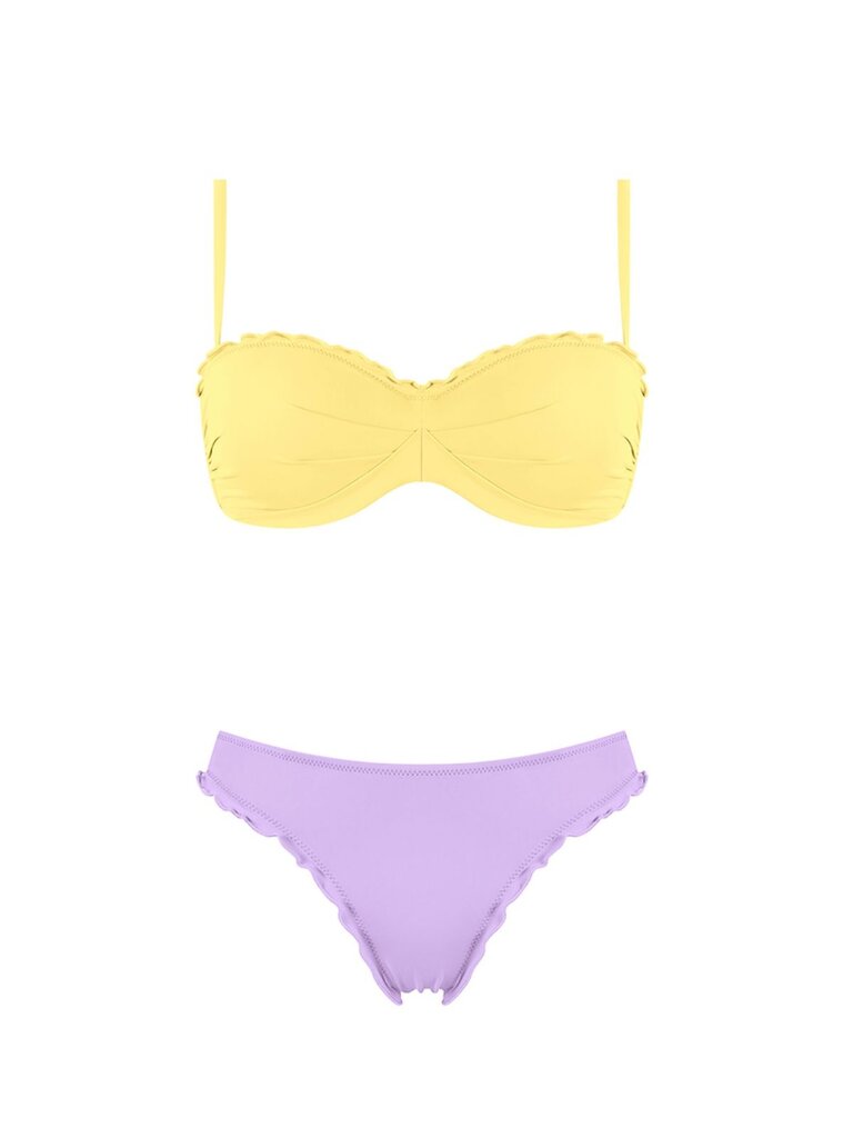 Push-up bikini maudymosi kostiumėlis LILAC SUMMER K0203-1839C_XL|Y22014-2213C_XXL kaina ir informacija | Maudymosi kostiumėliai | pigu.lt