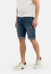 Джинсовые шорты с потертостями Comfort Fit E-STERS цена и информация | Мужские шорты | pigu.lt