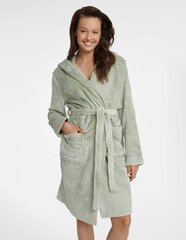 Короткий мягкий халат ВИНОГРАД HL_41039_M цена и информация | Женские халаты | pigu.lt