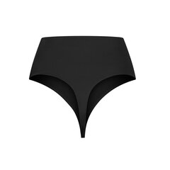 Легкие компрессионные бесшовные моделирующие трусики-стринги INVISIBLE MW THONG BLACK BB1649 цена и информация | Нижнее корректирующее белье | pigu.lt