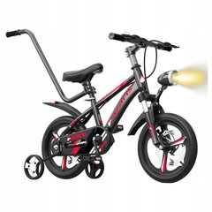 Vaikiškas dviratis Azaris 12", juodas kaina ir informacija | Balansiniai dviratukai | pigu.lt