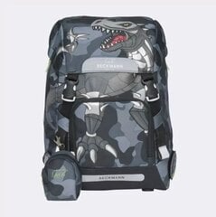 Ранец Beckmann Classic Camo Rex, серый цена и информация | Школьные рюкзаки, спортивные сумки | pigu.lt