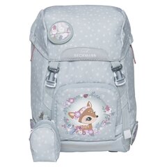 Ранец Beckmann Classic Forest Deer Dusty Mint, зелёный цена и информация | Школьные рюкзаки, спортивные сумки | pigu.lt