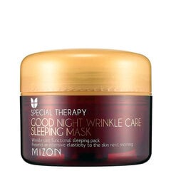 Naktinė veido kaukė Mizon Good Night Wrinkle Care Sleeping Mask, 75 ml kaina ir informacija | Veido kaukės, paakių kaukės | pigu.lt