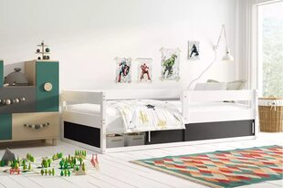 Vaikiška lova su čiužiniu ir stalčiais Capone, 160x80cm, balta kaina ir informacija | Vaikiškos lovos | pigu.lt