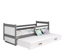 Vaikiška lova su čiužiniu ir papildoma lova Colbert 190x80cm, balta kaina ir informacija | Vaikiškos lovos | pigu.lt