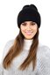 Kamea moteriška kepurė, juoda цена и информация | Kepurės moterims | pigu.lt
