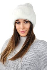 Kamea moteriška kepurė, balta kaina ir informacija | Kepurės moterims | pigu.lt