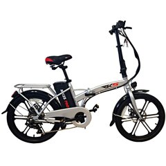 Elektrinis dviratis RKS 20" MX25 Pro, pilkas kaina ir informacija | Elektriniai dviračiai | pigu.lt