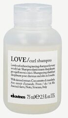 Шампунь для волнистых и вьющихся волос Davines LOVE Curl Shampoo 75мл цена и информация | Шампуни | pigu.lt
