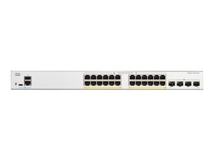 CISCO Catalyst jungiklis 1300 24-port GE Full PoE kaina ir informacija | Elektros jungikliai, rozetės | pigu.lt