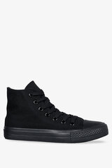 Черные женские высокие кроссовки на шнуровке Casu XB02 100357-P цена и информация | Спортивная обувь, кроссовки для женщин | pigu.lt