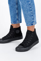 Черные женские высокие кроссовки на шнуровке Casu XB02 100357-P цена и информация | Спортивная обувь, кроссовки для женщин | pigu.lt