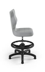 Детское кресло Petit Black Velvet 03 размер 3, с подножкой цена и информация | Офисные кресла | pigu.lt