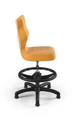 Darbo kėdė Petit Black Velvet 35, geltona kaina ir informacija | Biuro kėdės | pigu.lt