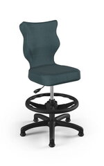 Детское кресло Petit Black Monolith 06 размер 3 с подножкой цена и информация | Офисные кресла | pigu.lt