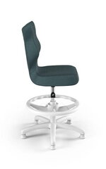 Детский стул Petit White Monolith 06 размер 4 с подножкой цена и информация | Офисные кресла | pigu.lt
