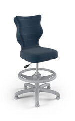 Vaikiška kėdė Entelo Petit Grey Velvet, mėlyna kaina ir informacija | Biuro kėdės | pigu.lt
