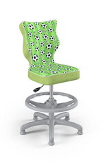 Детский стул Petit grey Storia 29 размер 4 с подножкой цена и информация | Офисные кресла | pigu.lt
