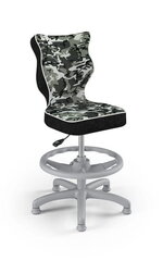 Детский стул Petit grey Storia 28 размер 4 с подножкой цена и информация | Офисные кресла | pigu.lt