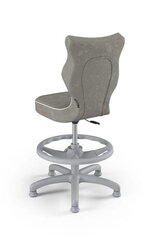 Детский стул Petit Grey Visto 03 размер 4 с подножкой цена и информация | Офисные кресла | pigu.lt