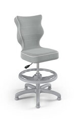 Darbo kėdė Petit Grey Jasmine 03, pilka kaina ir informacija | Biuro kėdės | pigu.lt