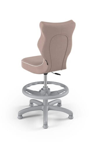Drabo kėdė Petit Grey Jasmine 08, smėlio spalvos kaina ir informacija | Biuro kėdės | pigu.lt