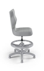 Biuro kėdė Petit Grey Velvet 03, pilka kaina ir informacija | Biuro kėdės | pigu.lt