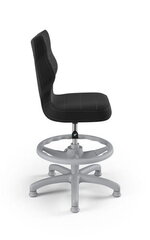 Biuro kėdė Petit Grey Velvet 17, juoda kaina ir informacija | Biuro kėdės | pigu.lt