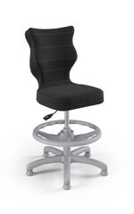 Biuro kėdė Petit Grey Velvet 17, juoda kaina ir informacija | Biuro kėdės | pigu.lt