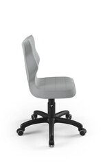 Biuro kėdė Petit Black Velvet 03, pilka kaina ir informacija | Biuro kėdės | pigu.lt