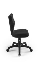 Biuro kėdė Petit Black Velvet 17, juoda цена и информация | Офисные кресла | pigu.lt